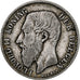 Bélgica, Leopold II, 50 Centimes, 1886, Plata, BC+, KM:27