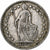 Suiza, 1/2 Franc, 1909, Bern, Plata, BC+, KM:23