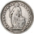 Suiza, 1/2 Franc, 1914, Bern, Plata, BC+, KM:23