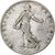 Francia, 50 Centimes, Semeuse, 1911, Paris, Plata, BC+, Gadoury:420, KM:854