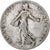 Francia, 50 Centimes, Semeuse, 1911, Paris, Plata, BC+, Gadoury:420, KM:854