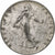 Francia, 50 Centimes, Semeuse, 1907, Paris, Plata, MBC+, Gadoury:420, KM:854