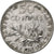 Francia, 50 Centimes, Semeuse, 1907, Paris, Plata, MBC+, Gadoury:420, KM:854