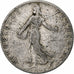 Francia, 50 Centimes, Semeuse, 1905, Paris, Plata, BC+, Gadoury:420, KM:854