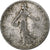 Francia, 50 Centimes, Semeuse, 1905, Paris, Plata, BC, Gadoury:420, KM:854