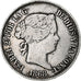 Spagna, Isabel II, Escudo, 1868, Argento, MB+, KM:626.1