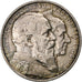 German States, BADEN, Friedrich I, 2 Mark, 1906, Baden, Silver, AU(50-53)