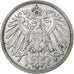 GERMANY - EMPIRE, Wilhelm II, Mark, 1914, Berlin, Silber, SS+, KM:14