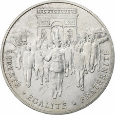 France, 100 Francs, Libération de Paris, 1994, Paris, Silver, AU(50-53)