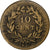 FRENCH COLONIES, Charles X, 10 Centimes, 1827, La Rochelle, Bronze, F(12-15)