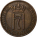 Noorwegen, Haakon VII, 5 Öre, 1929, Kongsberg, Bronzen, ZF, KM:368