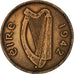 IRELAND REPUBLIC, 1/2 Penny, 1942, Bronze, EF(40-45), KM:10