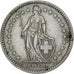 Schweiz, 2 Francs, 1957, Bern, Silber, SS+, KM:21