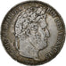 Francia, 5 Francs, Louis-Philippe, 1837, Rouen, Plata, BC+, Gadoury:678