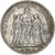 Francia, 5 Francs, Hercule, 1876, Bordeaux, Argento, MB+, Gadoury:745a, KM:820.2