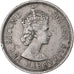 Hong Kong, Elizabeth II, Dollar, 1960, Copper-nickel, EF(40-45), KM:31.1