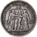 Frankrijk, 5 Francs, Hercule, 1849, Paris, Zilver, ZF, Gadoury:683, KM:756.1