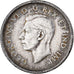 Canadá, George VI, 10 Cents, 1944, Royal Canadian Mint, Plata, MBC, KM:34