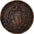 San Marino, 5 Centesimi, 1894, Rome, Copper, VF(30-35), KM:1