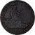 Spain, Provisional Government, 10 Centimos, 1870, Madrid, Copper, F(12-15)