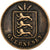 Guernsey, 4 Doubles, 1906, Heaton, Bronze, S+, KM:5