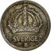 Zweden, Gustaf V, 50 Öre, 1946, Zilver, ZF, KM:817