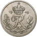 Danimarca, Frederik IX, 25 Öre, 1949, Copenhagen, Rame-nichel, BB+, KM:842.1