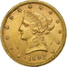 Estados Unidos, $10, Eagle, Coronet Head, 1892, U.S. Mint, Oro, MBC+, KM:102