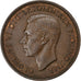 Gran Bretagna, George VI, 1/2 Penny, 1945, Bronzo, SPL-, KM:844