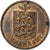 Guernsey, Double, 1889, Heaton, Bronce, MBC+, KM:10