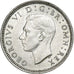 Great Britain, George VI, 6 Pence, 1944, Silver, AU(55-58), KM:852