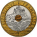 France, 20 Francs, Mont Saint Michel, 1996, Paris, BU, Tri-Metallic, MS(65-70)