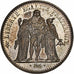 Francja, 10 Francs, Hercule, 1973, Paris, Srebro, MS(63), Gadoury:813, KM:932