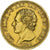 ESTADOS ITALIANOS, SARDINIA, Carlo Felice, 80 Lire, 1825, Torino, Dourado