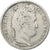 Francia, Louis-Philippe I, 25 Centimes, 1847, Paris, Plata, BC+, Gadoury:357