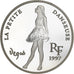 France, 10 Francs-1.5 Euro, La petite Danseuse, 1997, Paris, BE, Argent, FDC