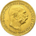 Austria, Franz Joseph I, 10 Corona, 1912, Ponowne bicie, Złoto, AU(55-58)