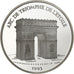Frankrijk, 100 Francs-15 Ecus, Arc de Triomphe, 1993, Paris, Abeille, Zilver