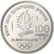 France, 100 Francs, Albertville - Hockey sur glace, 1991, Paris, ESSAI, Argent