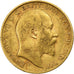 Great Britain, Edward VII, 1/2 Sovereign, 1909, Gold, VF(30-35), KM:804