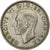 Gran Bretaña, George VI, 1/2 Crown, 1940, Plata, MBC, KM:856