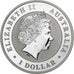 Australië, Elizabeth II, 1 Dollar, 1 Oz, Australian Kookaburra, 2011, Royal