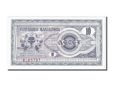 Billet, Macédoine, 10 (Denar), 1992, NEUF