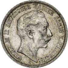 Landy niemieckie, PRUSSIA, Wilhelm II, 2 Mark, 1912, Berlin, Srebro, AU(50-53)