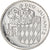 Coin, Monaco, Rainier III, 1/2 Franc, 1974, MS(63), Nickel, KM:145, Gadoury:MC