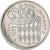 Coin, Monaco, Rainier III, 1/2 Franc, 1975, MS(63), Nickel, KM:145, Gadoury:MC