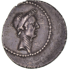 Julius Caesar, Denarius, 42 BC, Rome, Pedigree, Zilver, ZF, Crawford:494/39a