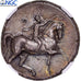 Calabria, Didrachm, ca. 280-272 BC, Tarentum, Silber, NGC, Ch AU 5/5-4/5