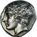 Macedónia, Tetradrachm, ca. 420-375 BC, Olynthus, Prata, NGC, Ch XF 5/5 4/5