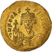 Phocas, Solidus, 606-607, Constantinople, Or, TTB+, Sear:620